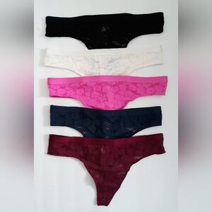 PINK VS Lace Thong Panty Bundle